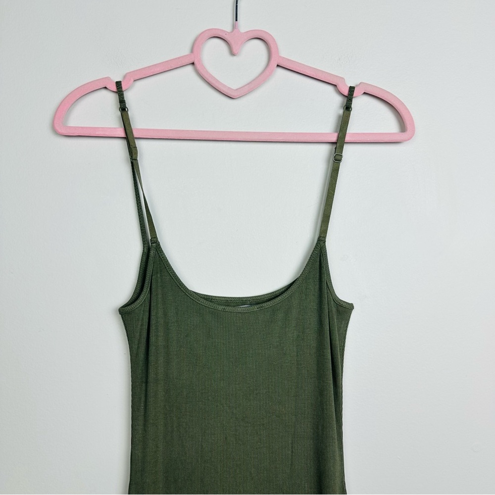 Few Moda NWT Olive Green Maxi Dress Size Large - Picture 6 of 9